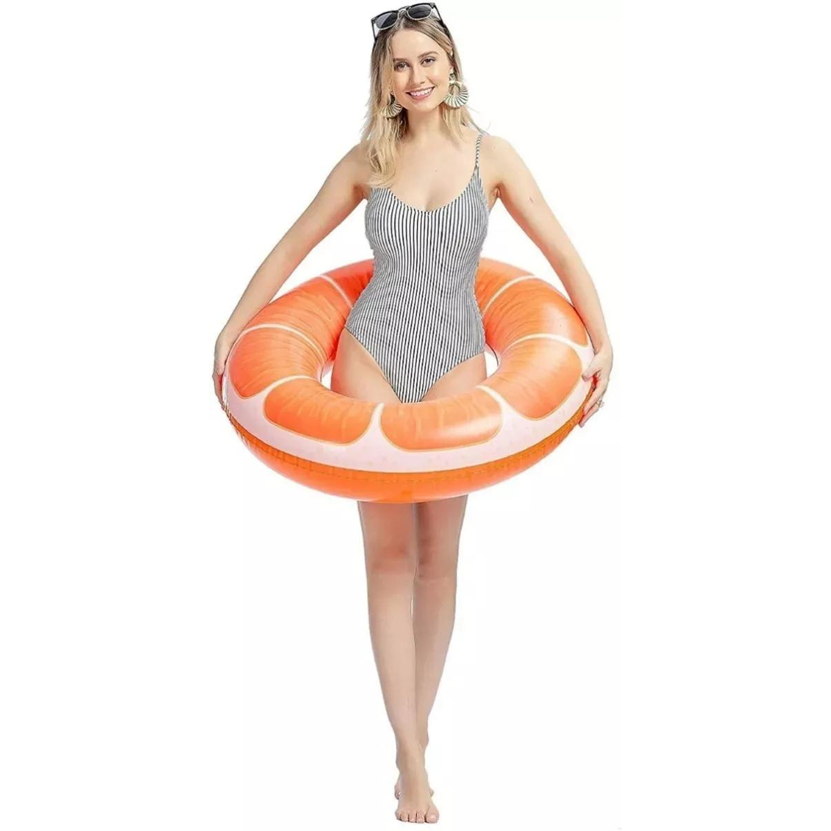 Boya de Naranja para Piscina de 70 cm